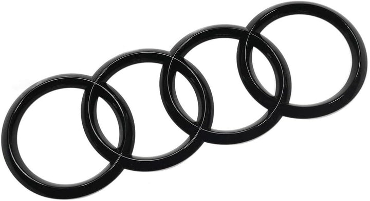 Audi 4K8071802 Zeichen Ringe Black Edition Emblem Blackline Logo Schwarz