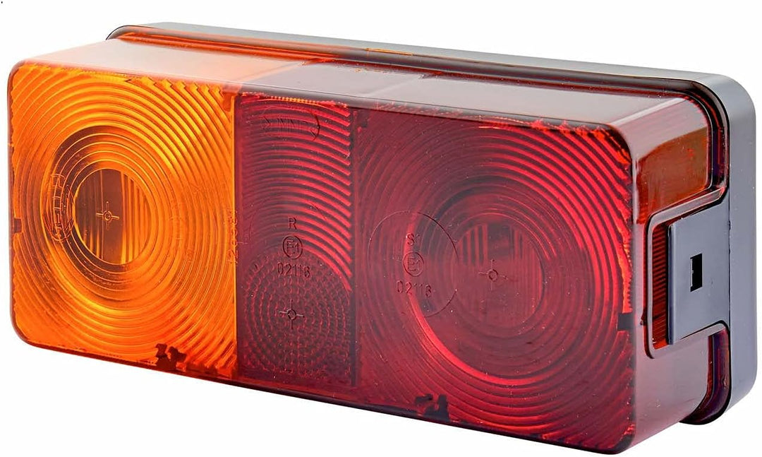 Hella 2SD 002 582-011 Heckleuchte - links & 2BE 002 582-031 Blinkleuchte - 12V - Anbau - links/recht