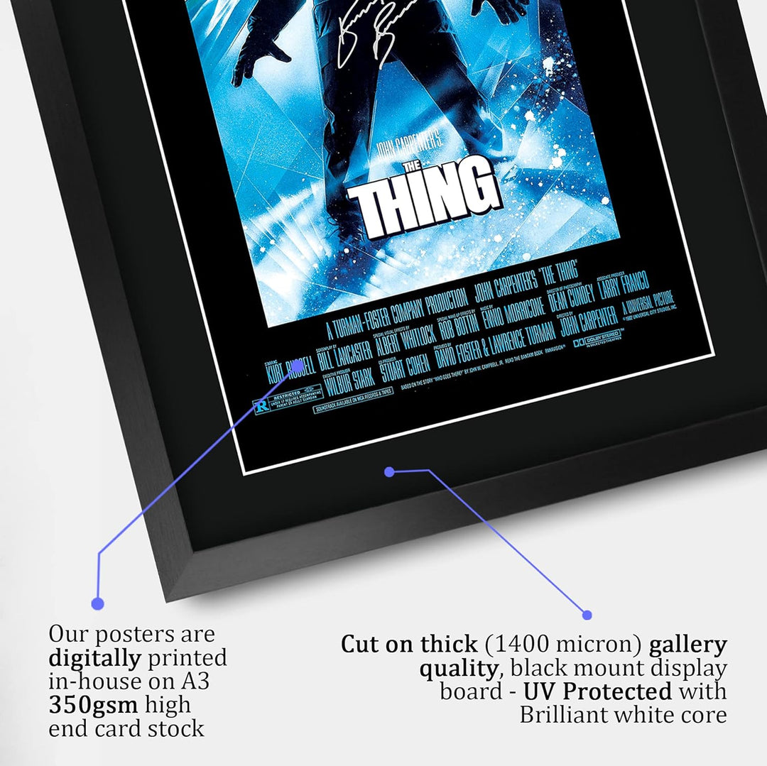 HWC Trading The Thing A3 Gerahmte Signiert Gedruckt Autogramme Bild Druck-Fotoanzeige Geschenk Für J
