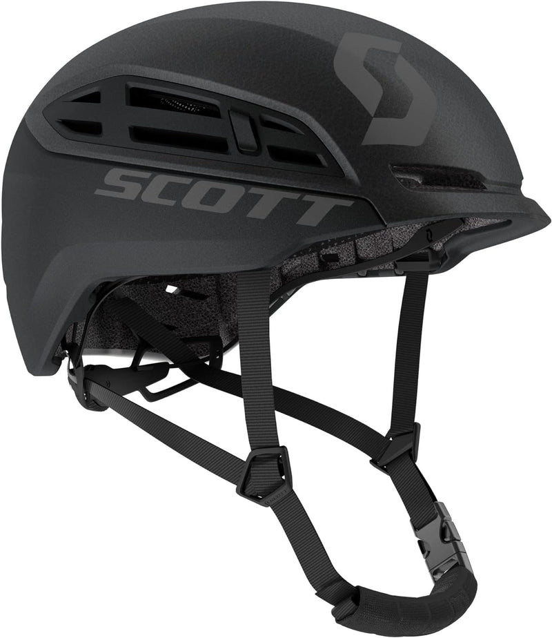 Scott Couloir Tour Helmet Schwarz - Leichter funktionaler Skitourenhelm, Grösse L - Farbe Raw Black