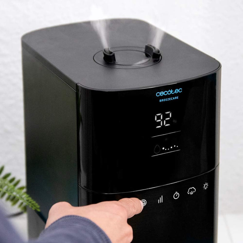 Cecotec BreezeCare 4000 Connected Luftbefeuchter,6-Liter-Tank, 400 ml/h Befeuchtung, Wi-Fi-Steuerung