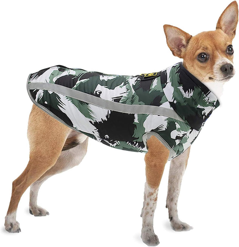 PETCUTE Hundemantel Wasserdicht Hundejacke für Kleine Mittel Grosse Hunde Warme Hundemantel Fleece G