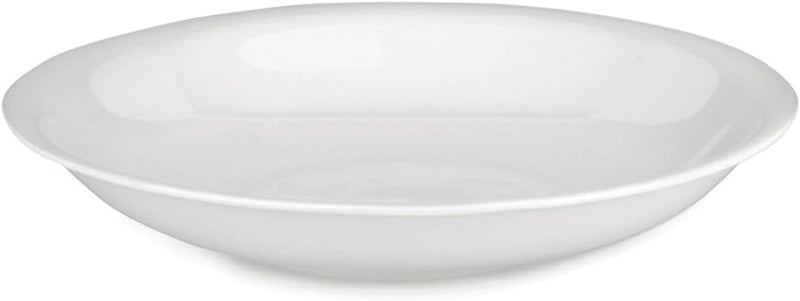 Alessi "All Time", 4 Stück Suppenteller aus Bone China, 22 centimeters, Weiss/Opulenter Garten Klass