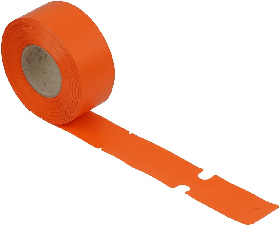 1000 Stück Schlaufenetiketten 65 x 283 mm, orange