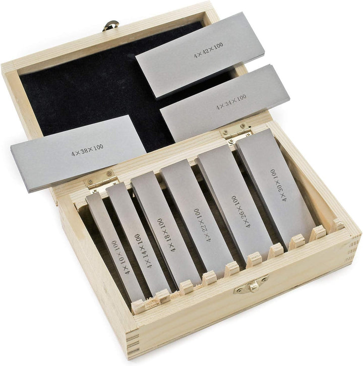 Parallelunterlagen Set 18-teilig 100mm 9 Paar Schraubstockunterlage Fräsunterlage