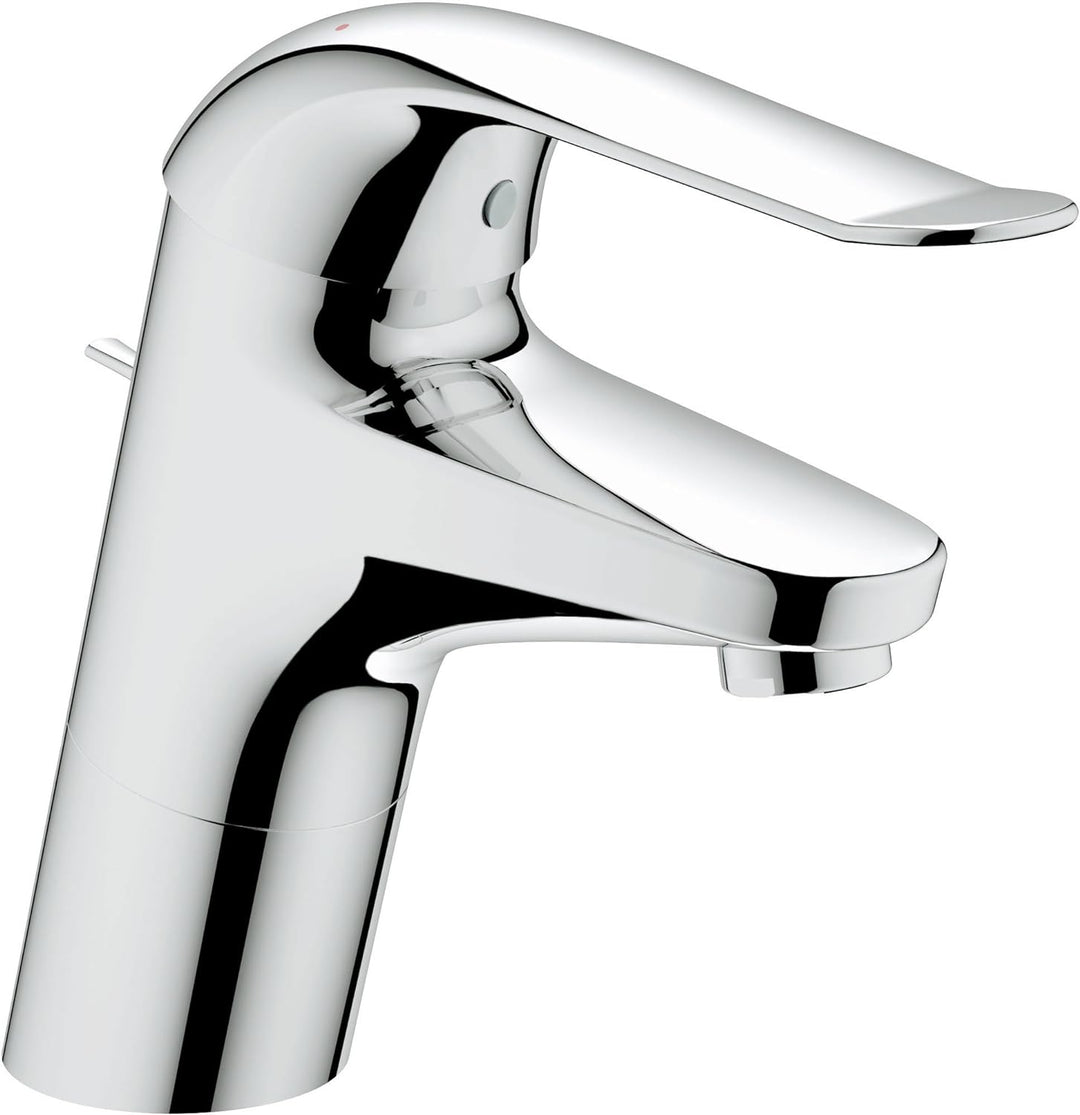 GROHE Euroeco Waschtisch-Einhebelmischer, 120 mm, verchromt 32766000, Silber