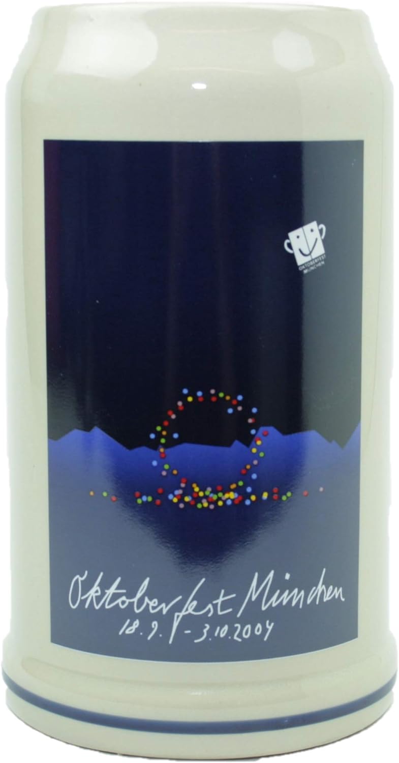 Steinfixx® - Original Oktoberfestkrug 2004 I Jahrgangskrug I Jahreskrug I Wiesnkrug I Sammlerkrug I