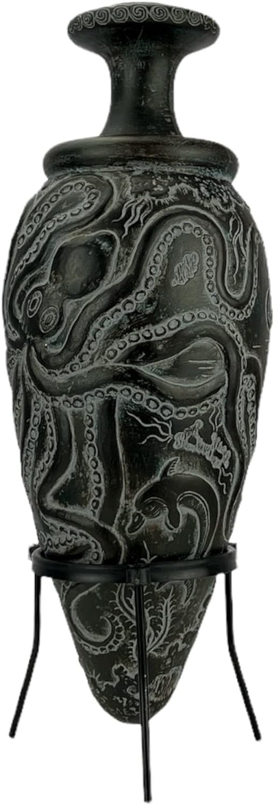 Rhyton Vase mit Oktopus und Delfinen, Minoan Crete, antikes Griechenland, terrakotta