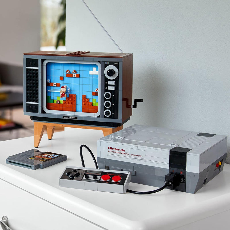 LEGO Super Mario Nintendo Entertainment System 71374 Gameplay Bauset, Modellbausätze für Erwachsene