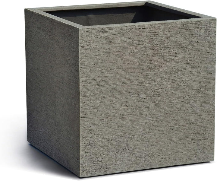 ESCHBACH® Pflanzkübel Cube 30 Macchiato Grau Quadratisch * 30 x 30 x 30 cm * 10 Jahre Garantie 30x30