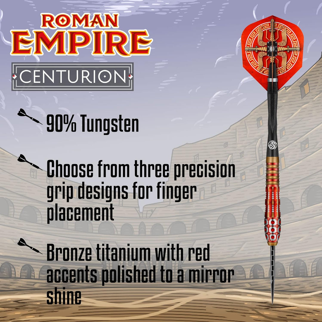 Shot Roman Empire Centurion Steel Tip Dart Set 90% Wolfram Pro Wurfpfeile Steel Tip Set Professional