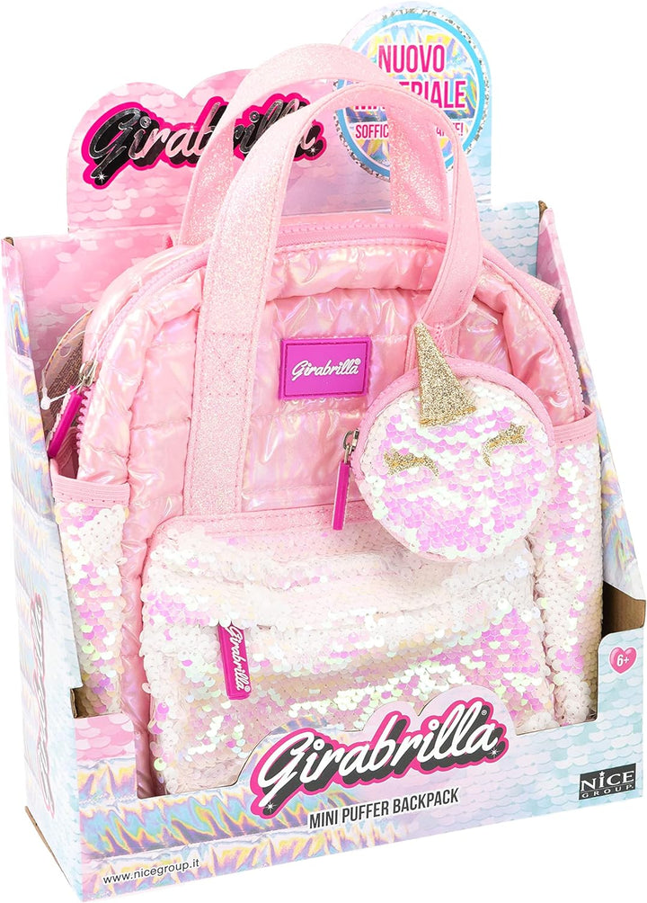Girabrilla Puffer Mini Backpack Pink Spielzeug, Farbe Rosa, One Size, 19008