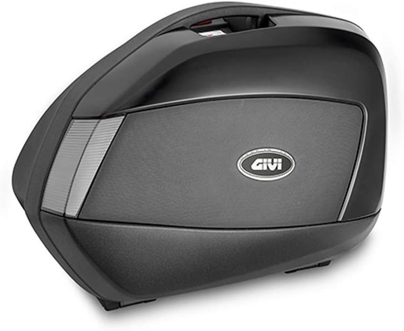 V35 Seitenkoffersatz Monokey® Side Tech mit Cover schwarz Uni oder Max. Zuladung 10 kg 34L Schwarz m