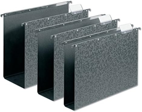 ELBA Hängesammler Vertic, schwarz, 10er Pack 8 cm Boden, 8 cm Boden