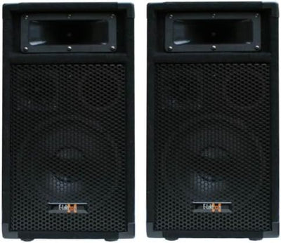 E-Lektron 2X 400W DJ Party Lautsprecher Boxen Paar - 8" Bass PW20