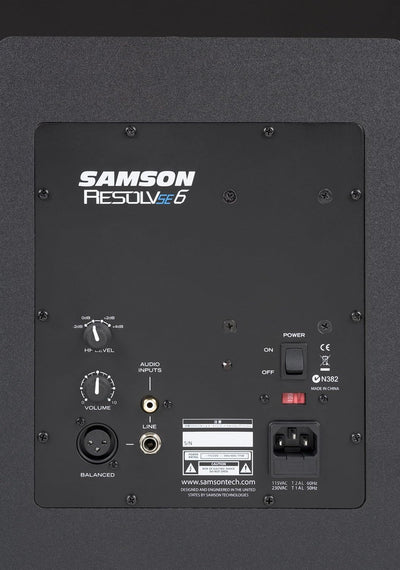 SAMSON RESOLV SE6-100w 2-Way Active Studio Reference Monitor (single)