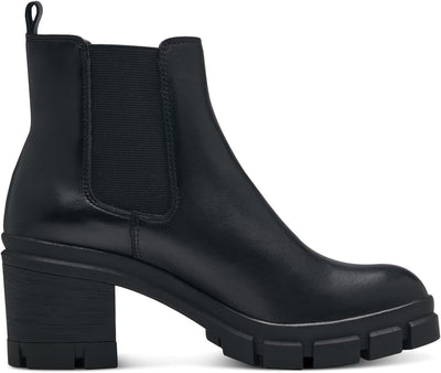 Tamaris Damen Chelsea Boots, Frauen Stiefeletten,TOUCHit-Fussbett 37 EU Schwarz Black 001, 37 EU Sch