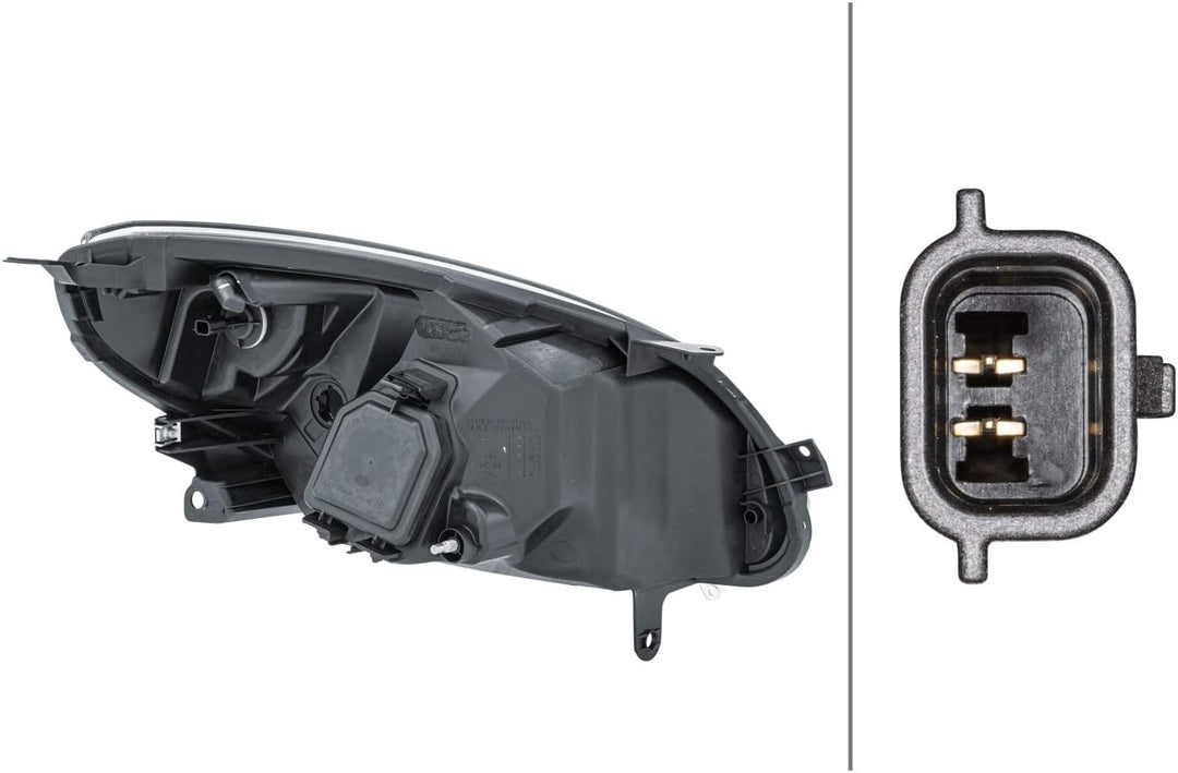 HELLA 1L7 271 510-371 FF-Hauptscheinwerfer - links - für u.a. Renault Twingo II (Cn0_) Links (Fahrer