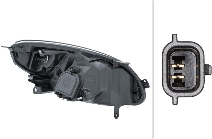 HELLA 1L7 271 510-371 FF-Hauptscheinwerfer - links - für u.a. Renault Twingo II (Cn0_) Links (Fahrer