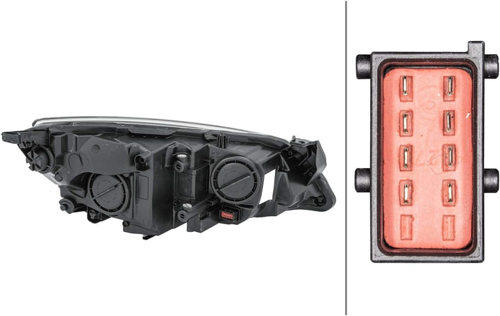 HELLA 1EG 010 011-371 FF/Halogen-Hauptscheinwerfer - links - für u.a. Opel Astra J (P10) - Sport, SX
