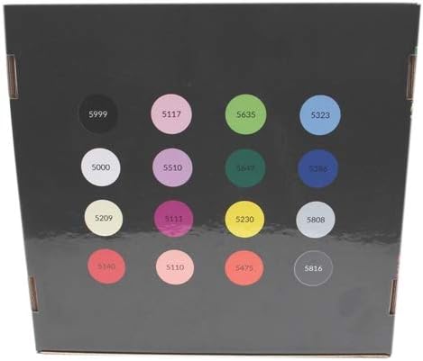 Ackermann Overlock Bauschgarn Nähgarn 16x 1.000m Box, Stärke 120, 100% Polyester