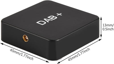 Tangxi DAB-Autoradio, DAB/DAB + Box-Digitalradio, DAB-Tuner, DAB-Empfänger mit Antenne, UKW-Übertrag