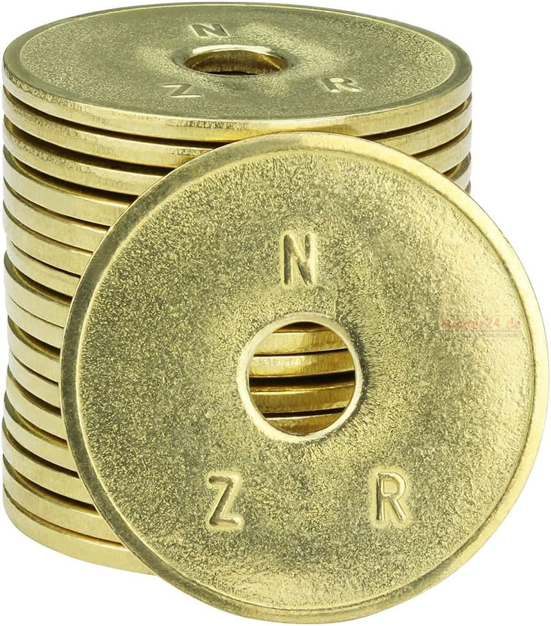 Wertmarke NZR Blitz 2020, 26mm Waschmarke, Messing Waschmünze für Münzautomat (50 Stück Stück, NZR 2