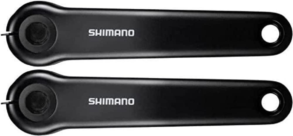 Shimano Unisex – Erwachsene Steps Kurbelarmsatz, schwarz, 175 mm