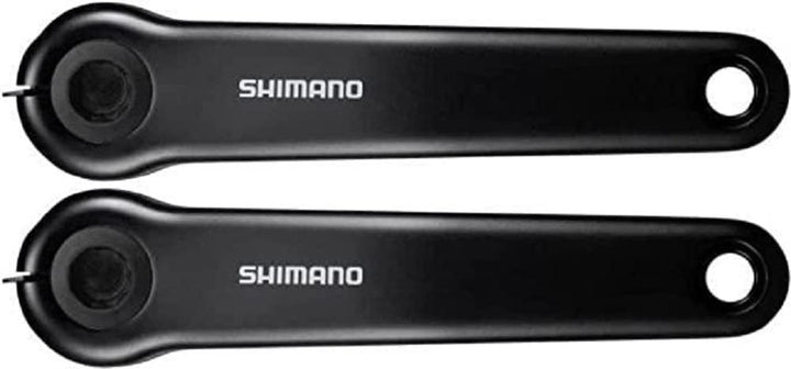 Shimano Unisex – Erwachsene Steps Kurbelarmsatz, schwarz, 175 mm