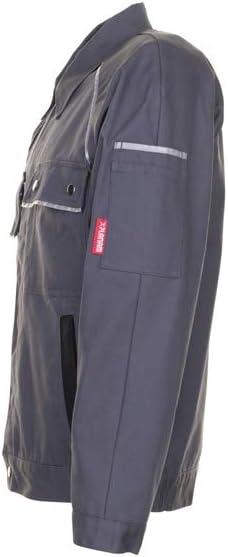 Planam 2113064 Canvas 320 Bundjacke, Grau/Schwarz, Grösse 64