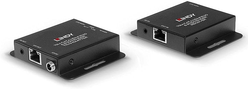 LINDY 38208 – HDMI Extender für HDMI 4K30 & IR-Signale bis 70m über HDBaseT mit HDMI Cat.6 Netzwerkk