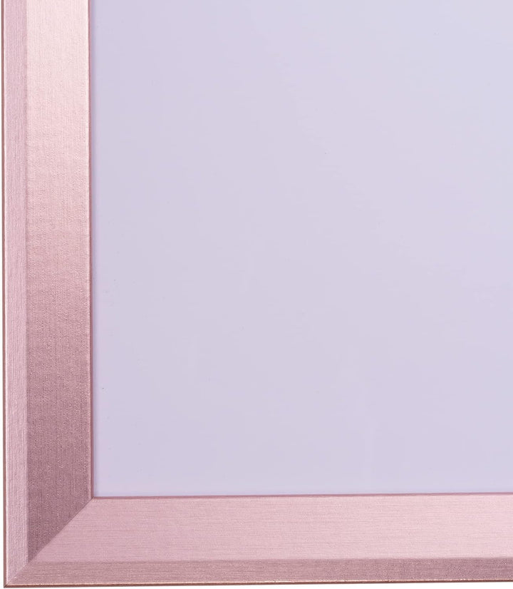 Rahmendesign24 Bilderrahmen Rio 40x80 Roségold Fotorahmen, Wechselrahmen, Posterrahmen, Puzzlerahmen
