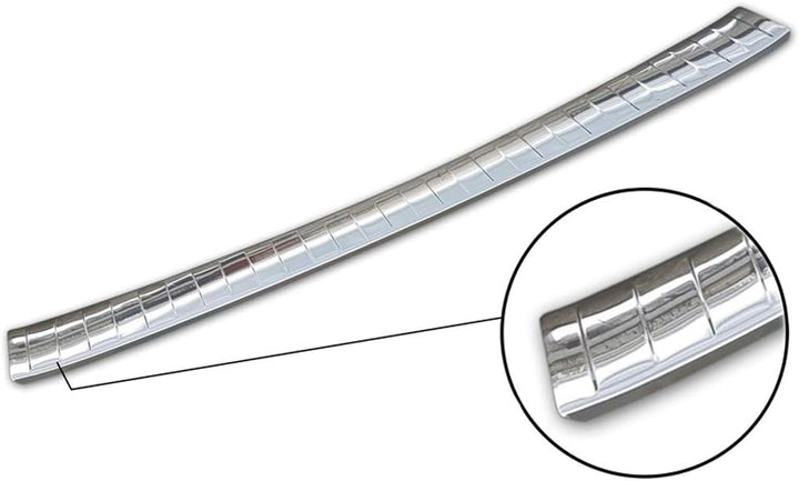 Avisa Edelstahl Heckstossstangenschutz kompatibel mit Seat Leon IV ST Sportstourer 2020- inkl. FR &