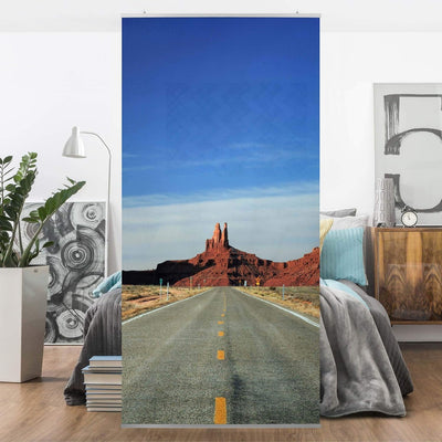 Bilderwelten Raumteiler Monument Valley 250x120cm ohne Halterung 250x120cm without hanger, 250x120cm