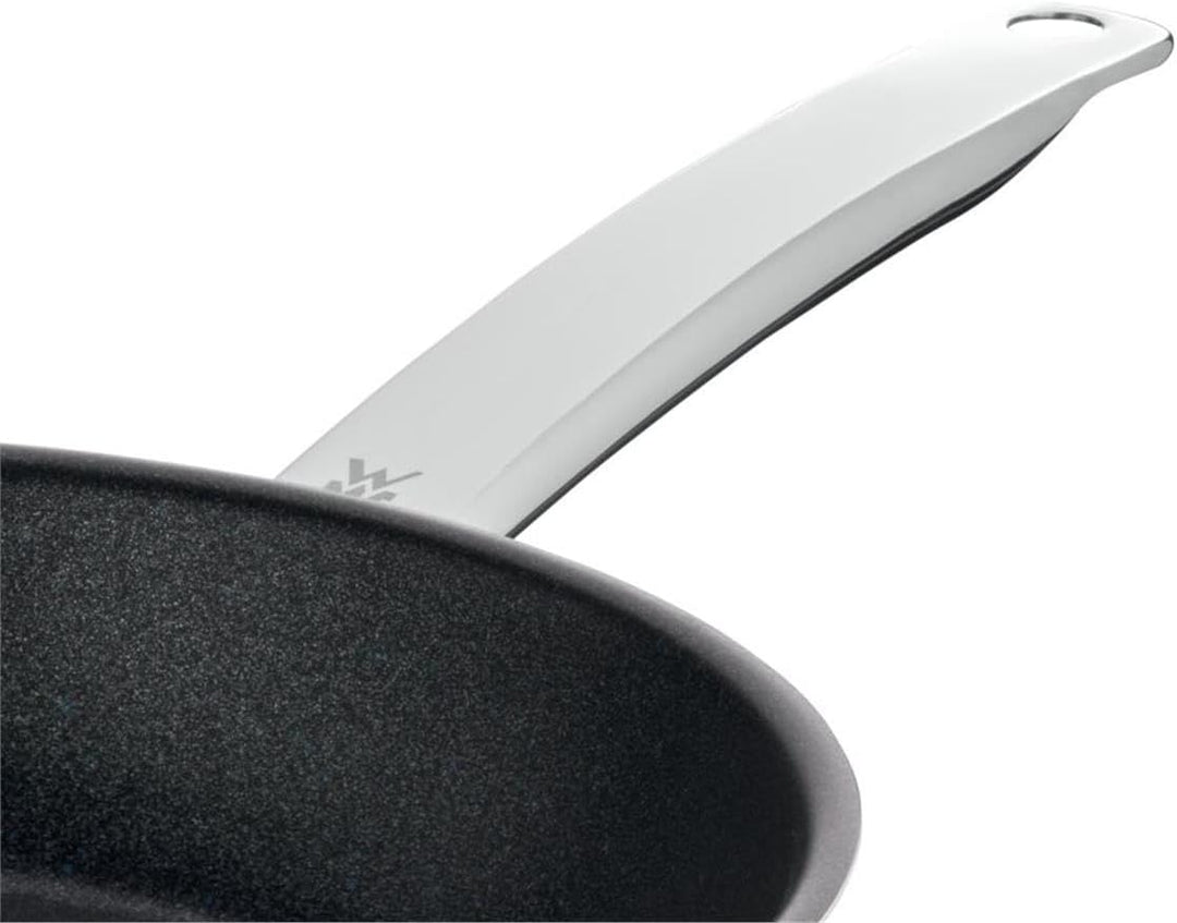 WMF Permadur Advance Bratpfanne Induktion 24 cm, Edelstahlpfanne, Cromargan Edelstahl beschichtet, b
