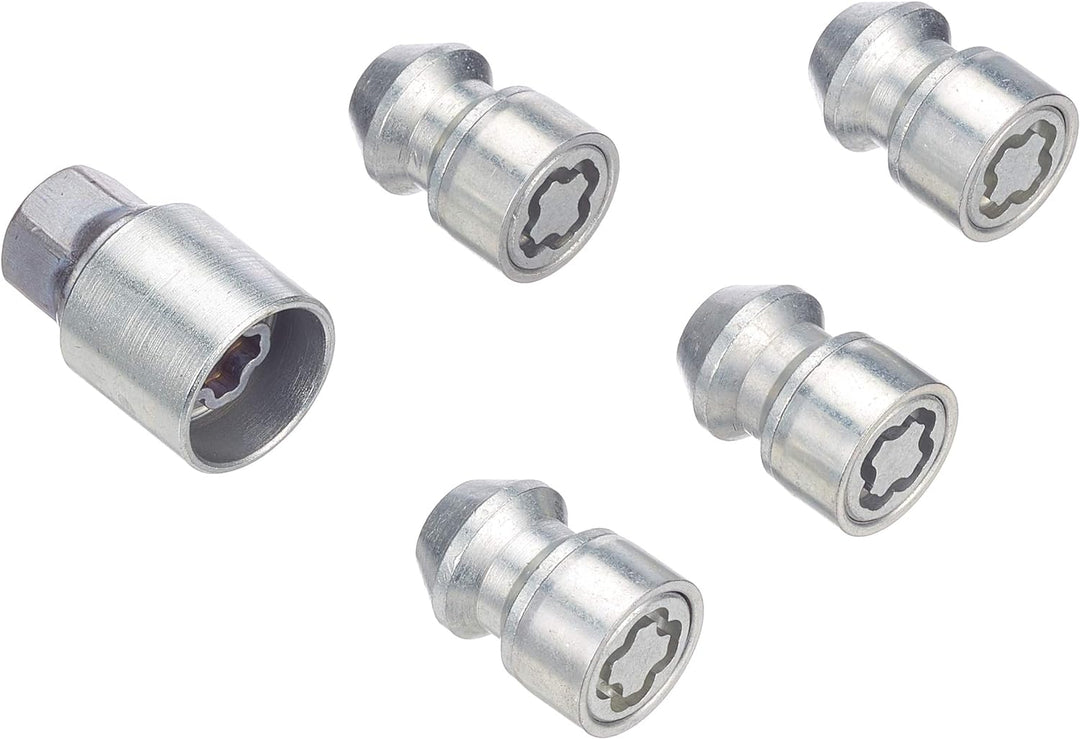 Farad 1-H/E Starlock 1CH. Kode H/E Felgenschloss mit Befestigungsmuttern für Autos