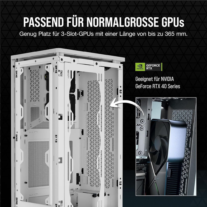 Corsair 2000D Airflow PC-Gehäuse Mini ITX – Format Mini ITX – Platten aus Netzstahl – DREI GPU-Steck