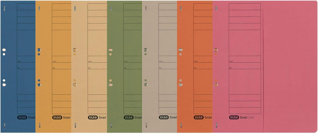 Elba Ösenhefter A4, 1/2 Vorderdeckel, Karton, kfm. Heftung, chamois, 50 Stück chamois halber Vordeck