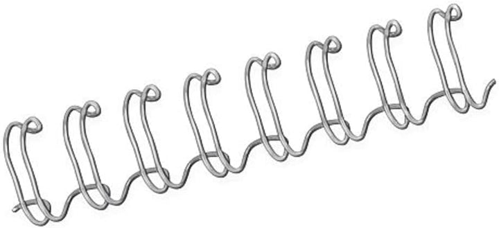 Fellowes Drahtbinderücken A4, 14mm, silber, 100 Stück 14 mm, 14 mm