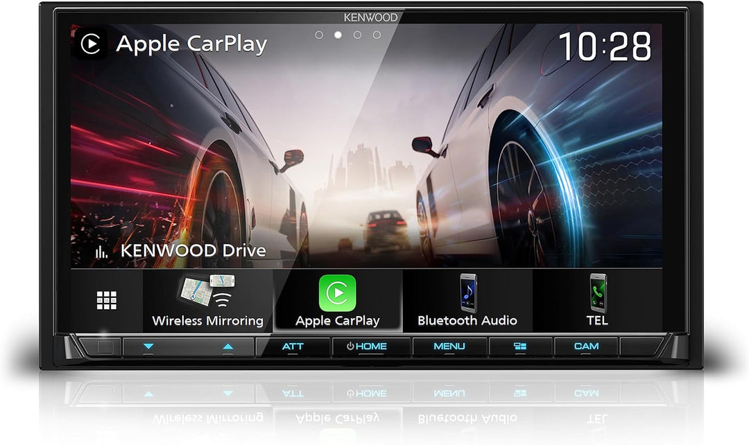 KENWOOD DMX8021DABS - 17,7 cm (7") Digital Media AV-Receiver mit Wireless CarPlay & Android Auto (4x