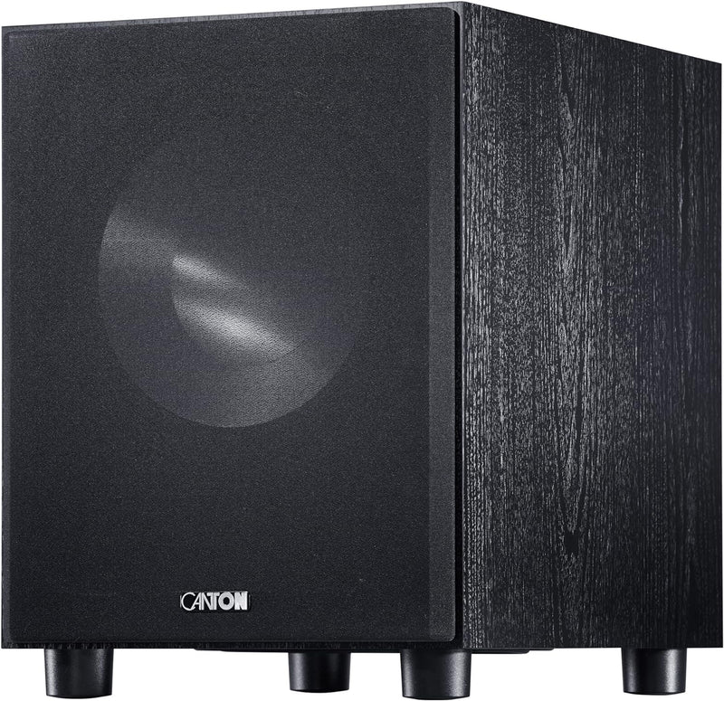 Canton Sub 12.3 Aktiver Subwoofer - Schwarz, Schwarz