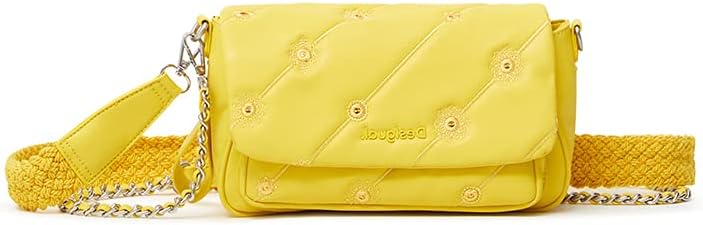 Desigual Womens BOLS_TROMSO OJO DE Tigre Across Body Bag, Yellow