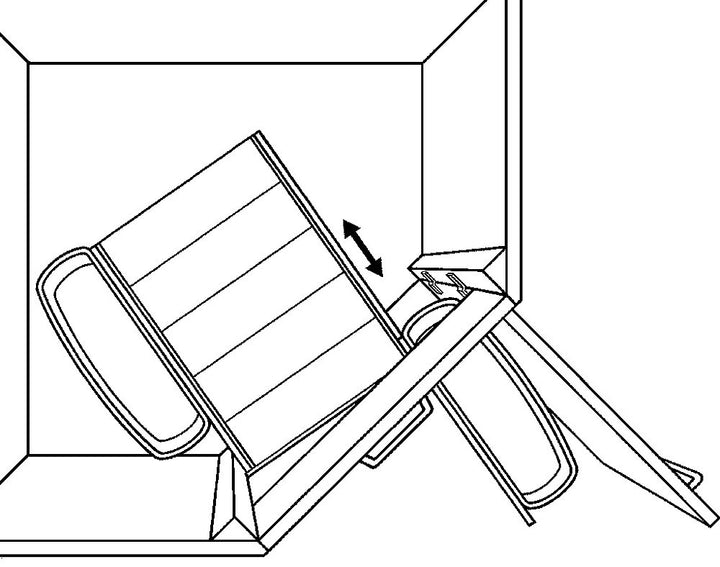 Naber Corner Boy 2 Abfallsammler/Trennsystem/Mülleimer 801.2.083