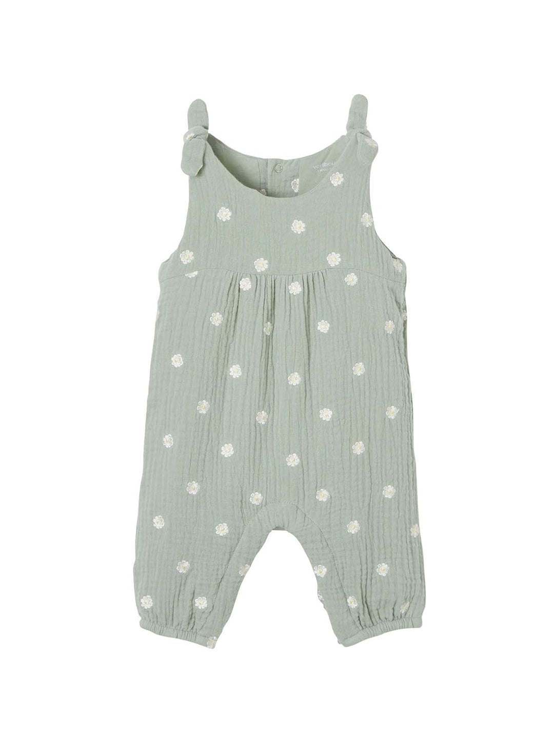 Vertbaudet Baby Mädchen (0-24 Monate) Spieler grün linde 12M - 74CM 12M - 74CM linde, 12M - 74CM lin