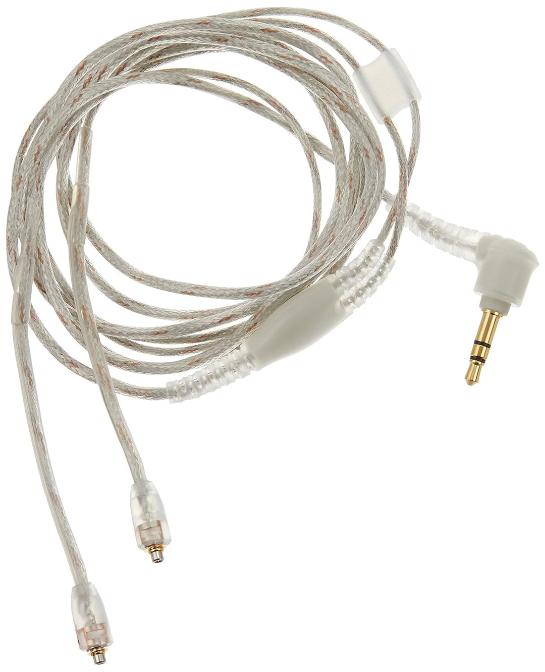Shure EAC64CLS Ersatzkabel für SE Ohrhörer, 162 cm, Transparent transparent One Size Silberne MMCX-S
