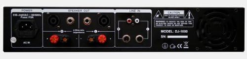 E-Lektron DJ-1000 Stereo PA-Verstärker Endstufe 2X 500W Spitze