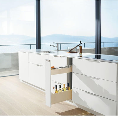 BLUM MOVENTO TIP-ON 760H Schubladenschienen, 600mm Vollauszug 40kg, 1 Paar inkl. Kupplung und Montag