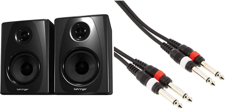 Behringer Studio 50USB Hochauflösende 150-Watt-Bi-Amping-Referenz-Studiomonitore mit USB-Eingang & A