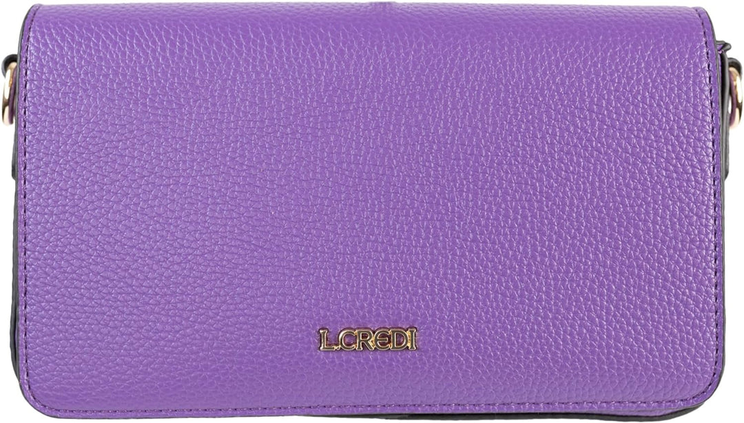 L.CREDI Umhängetasche Jane vegan Einheitsgrösse Lila, Einheitsgrösse Lila