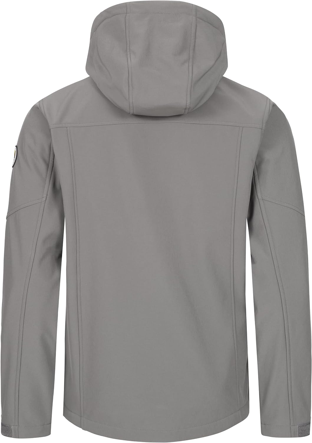 Ankerglut Herren Herren Softshelljacke mit Abnehmbarer Kapuze Übergangsjacke Windbreaker #Ankerglutf